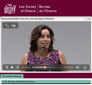 The Law Society of Ontario view clip